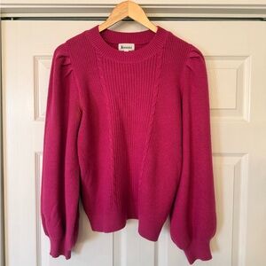 Ameci Fuchsia Crew Neck Sweater